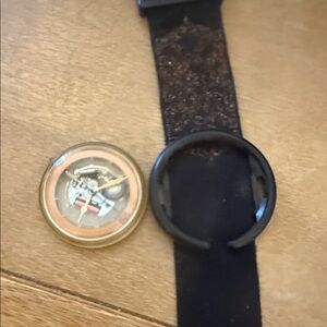 Swatch Black and Gold Women's Watch